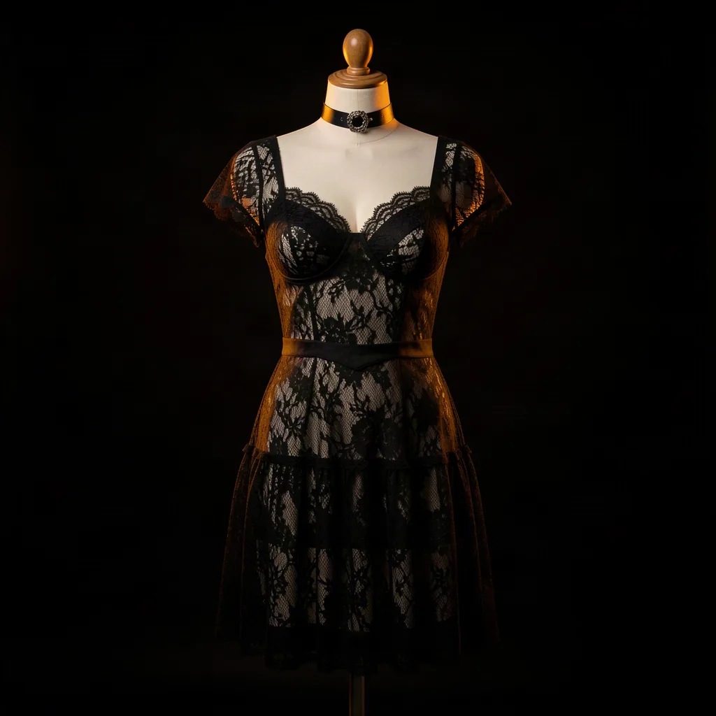 Gothic Punk Lace Dress