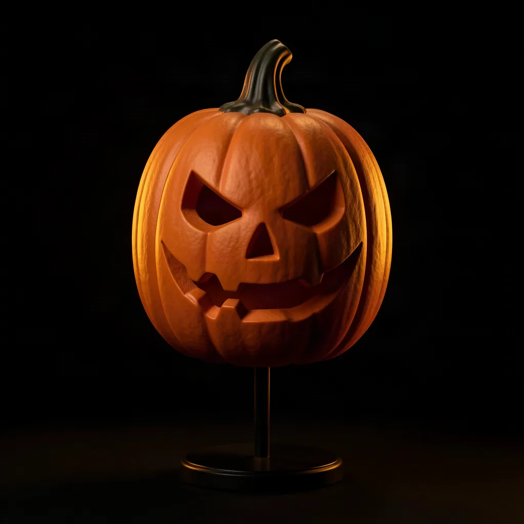Halloween Horror Pumpkin 3D Hoodie Mask